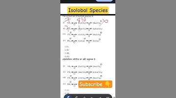 Isolobal Analogy | Organometallics | Isolobal Species #isolobalanalogy #shorts #viral #csirnet