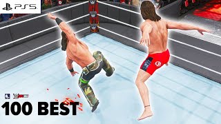 WWE 2K20 on PS5 TOP 100 Moves & Animations in the game! screenshot 4