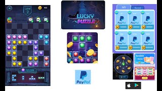 Lucky Puzzle | المفعل والغير مفعل شرح تطبيق PayPal جديد  اكسب 5$ -200$ على screenshot 1