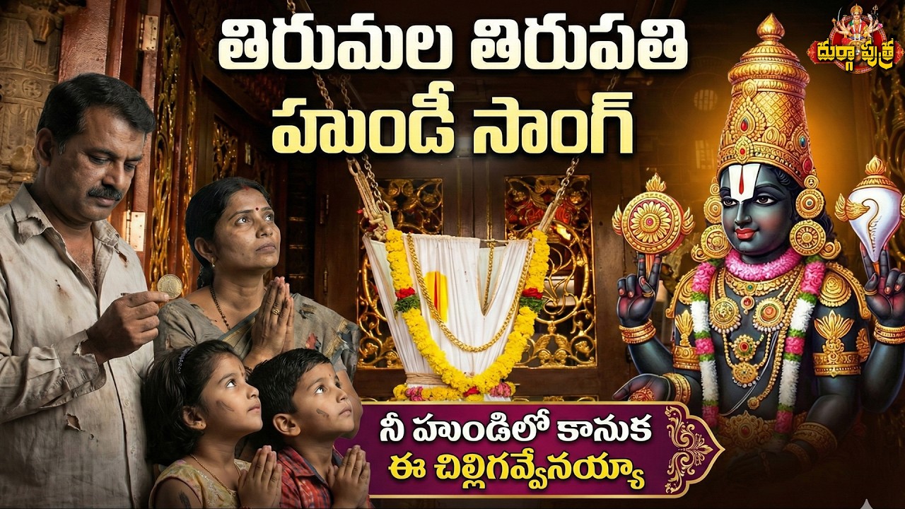 కన్నీళ్లు తెప్పించే శ్రీవారి హుండీ పాట😢😢 | నీ హుండీలో కానుక ఈ చిల్లిగవ్వేనయ్యా | Tirupati Hundi Song