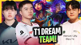 T1 DREAM TEAM! Keria + Smash + Gumayusi in ONE GAME! | T1 Keria Plays Neeko Support Patch 26.8