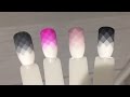 Easy Gel Polish Ombre Geometric Nail Tutorial