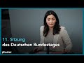 11. Sitzung des Deutschen Bundestages