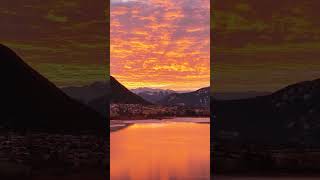 Wow Unglaublich Schöner Drohnenflug Über Den Achensee Am Morgen