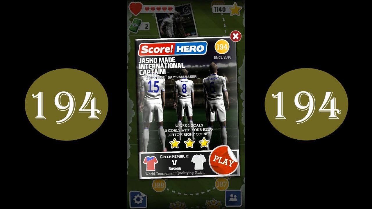 Score Hero - level 194 - 3 stars - YouTube