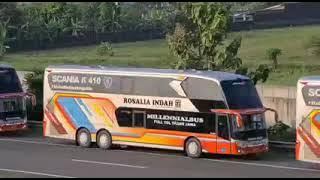 story wa 30detik bus mewah rosalia indah terbaru bus mania