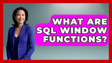 What Are SQL Window Functions? - Emerging Tech Insider
