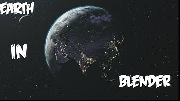 How to make earth in blender