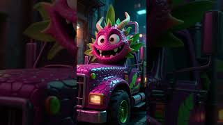 truck dragon fruit design   #automobile #cartoon #animation #funny #storytime
