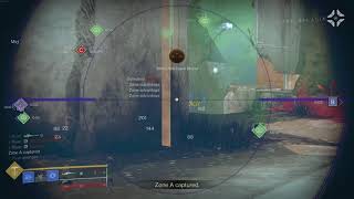 Cloudstrike + Iron Banner Zone Control is the best
