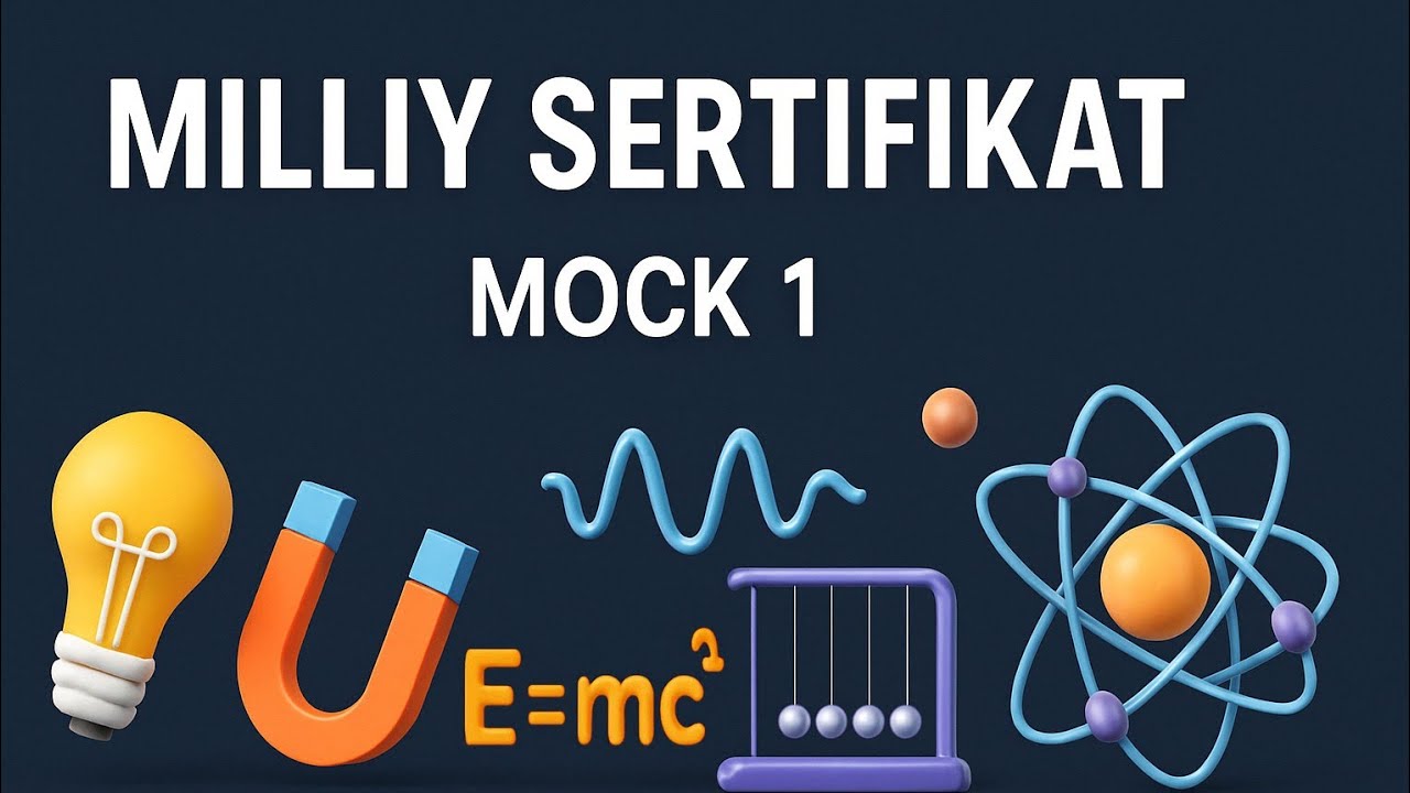 Milliy sertifikat mock 1 2025 #milliysertifikat #fizika #2025