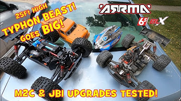 ARRMA Typhon Upgrades - Just Bash It chassis testing - Arrma Bashing truggified Typhon 6s