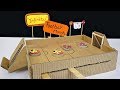 How to make a football game from cardboard