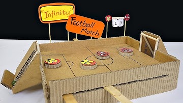 How to make a football game from cardboard