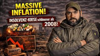 'Diese Krise dauert JAHRE!' Inflation steigt, Insolvenzen schlimmer als 2008!