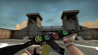Stat Trak BS AK-47 Slate with 4 Lambda Holos
