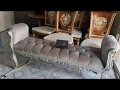 Sofa bench pengantin santai kain bludru sofa dekorasi  wibawa jepara  furniture