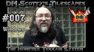 DM Scotty's TILESCAPES Game Terrain MEDIEVAL WINDOWS for D&D and Pathfinder #007