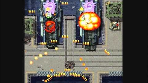 Raiden 2 (PSX) - Stage 3 (Arcade-style footage)