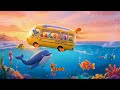 🌊 Underwater Train & Bubble Bus Adventure 🚂🚌 | Magical Ocean Songs for Kids | Kids Ding Dong🚂