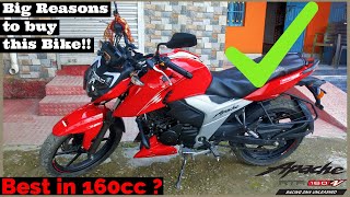 Why TVS Apache RTR 160 4v BS6  is best bike ? Best points about this bike!! || Pros and Cons!