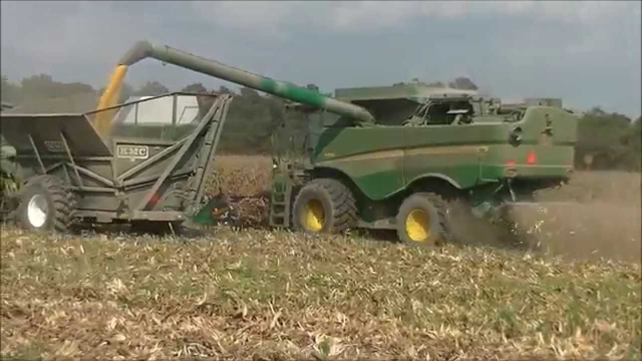 MURRAY FARMS CORN HARVEST 2014 Part 4 YouTube