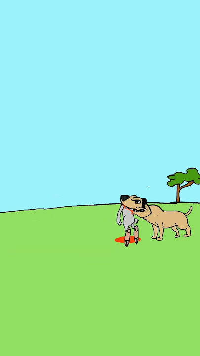 What does a dog dream about #funnyanimation #funny #dogdream #animbram #shorts