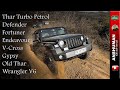 Offroading with new Thar, Defender 2020, Endeavour, Fortuner, Wrangler, V-Cross