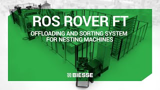 Biesse - ROS - RoverFT - Offloading and Sorting System for Nesting Machines