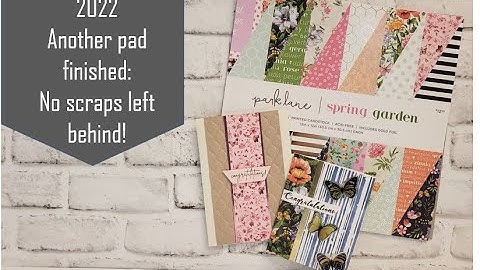 Another paper pad complete with NO scraps!  #smashyourstash2022