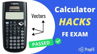 Get EASY FE Exam points - Vector Problems with TI-36x Pro Calculator screenshot 4