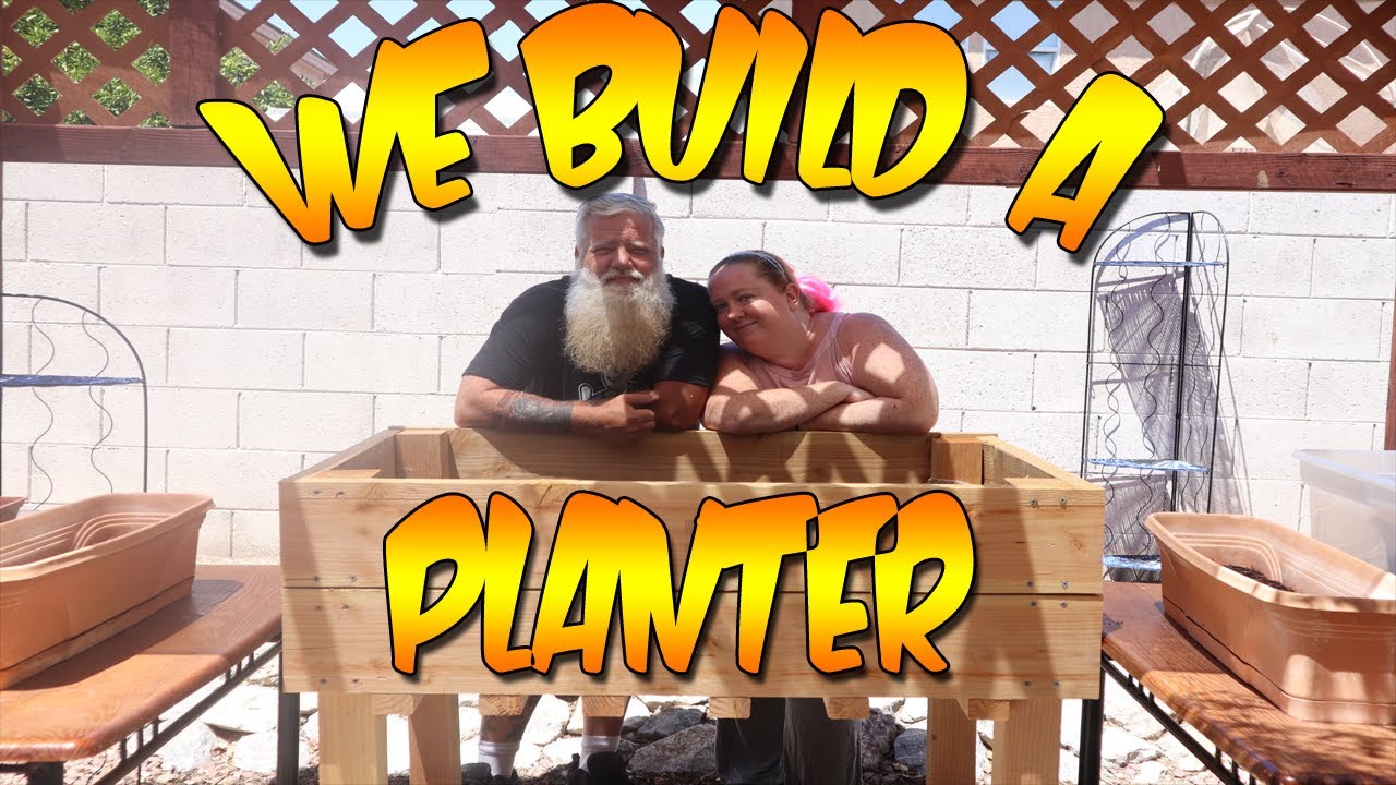 We Built A Planter! Family Of 7 First Time Builders YouTube