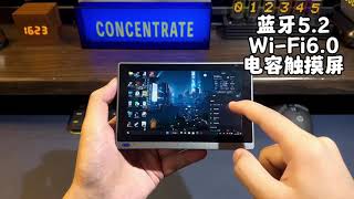 HIGOLE Gole 2 Pro Mini PC Windows 11 PRO Full-Featured Type-C Mini PC with Screen WiFi 6.0