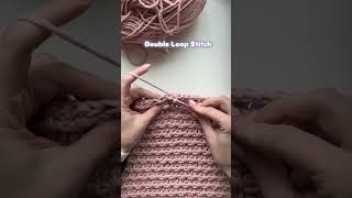 Celebrity Double Loop Stitch Crochet: #crochet #stitch #pattern #knitting Wealth