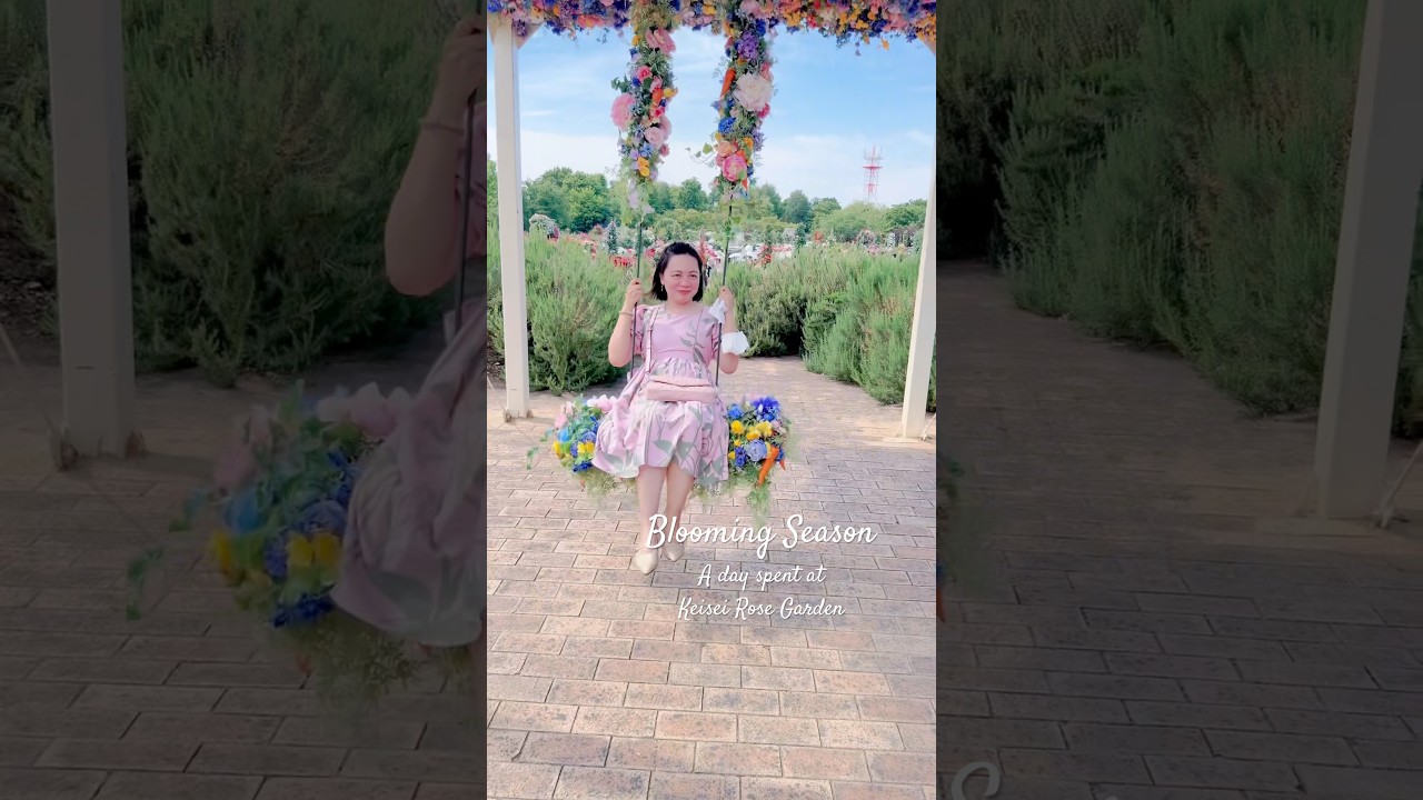 Blooming Season: A Day Spent at Keisei Rose Garden 🇯🇵 | #shorts #japan #summer