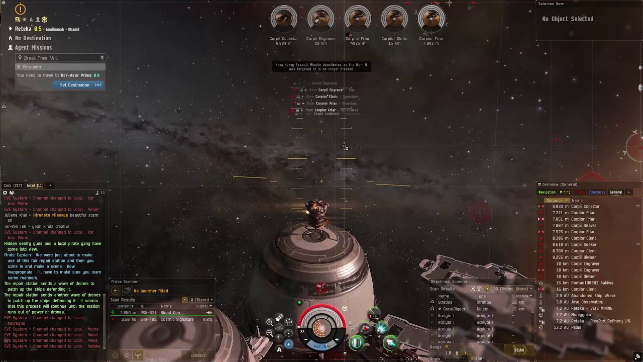 EVE Online First Person View Combat Session 001 YouTube