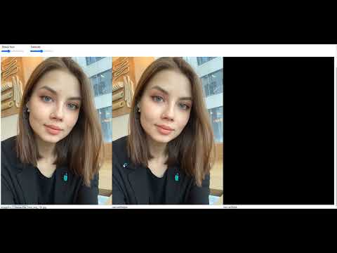 OpenCV wasm image effects: Blemish, Smoothing, Removal wrinkle
