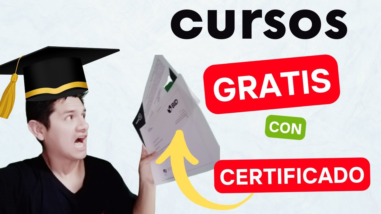 CURSOS GRATIS CON CERTIFICADO GRATIS 2024 ️ ️ - YouTube