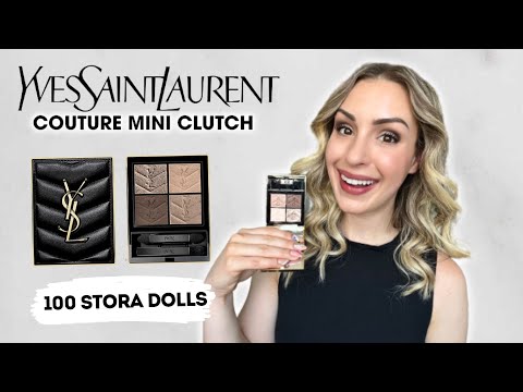 YSL MINI COUTURE CLUTCH 100 STORA DOLLS | best neutral eyeshadow