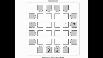 Slightly Harder Skyscrapers Puzzles
