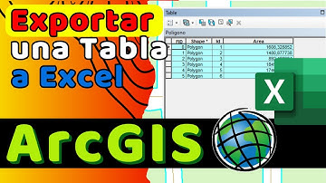 Como EXPORTAR una TABLA de ATRIBUTOS de ArcGIS a Excel 2025
