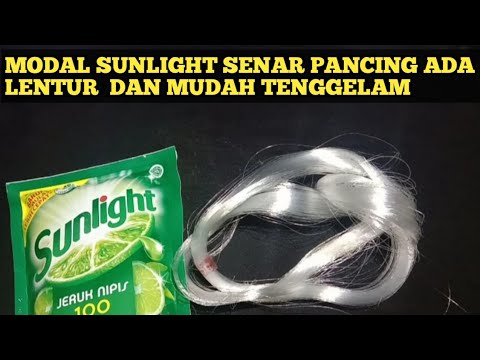 CARA MELEMASKAN SENAR PANCING AGAR MUDAH TENGGELAM DAN LENTUR. 