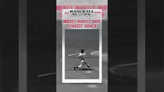 Mickey Mantle’s 565ft Blast at Griffith Stadium | Birth of Tape-Measure Homers