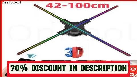 A must-have product! 42-100CM 3D Fan Hologram Projector Wifi Display Advertising Logo Light Led Si