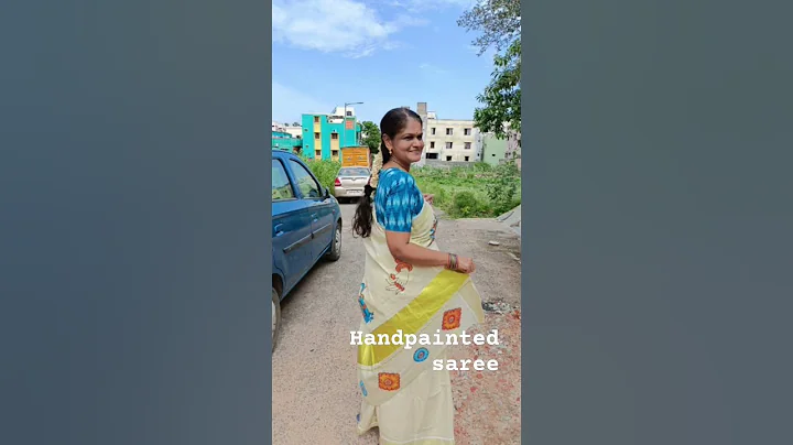 saree #art#painting#onam #keralamural#art#artwork #paintingideas#fabricpainting#keralamuralpainting