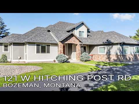 121 W Hitching Post Rd, Bozeman, MT home video tour