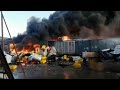 Пожар на заводе в подмосковном Климовске