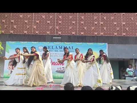 Onam celebration in our school Velammal 😘😘🤍❤️🤍 #gayathri #supersinger #vijaytv #velammalian #singer