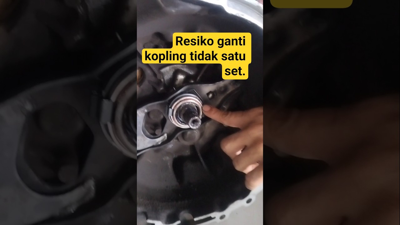 sebaiknya ganti kopling harus satu set,atau kena jasa dua kali.