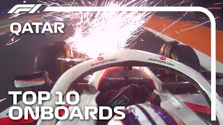 Sparks Fly, Team Mates Collide And The Top 10 Onboards | 2023 Qatar Grand Prix | Qatar Airways